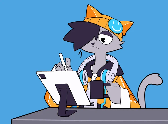 pngtuber creature is ready for all kinds of activities 