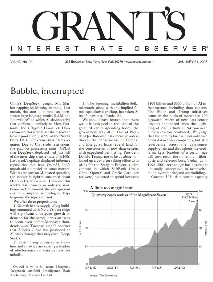 25 years later, might history repeat?

Read our take on the next tech blunder, "Bubble, interrupted," for free:

grantspub.com/mygrants/Viewa…