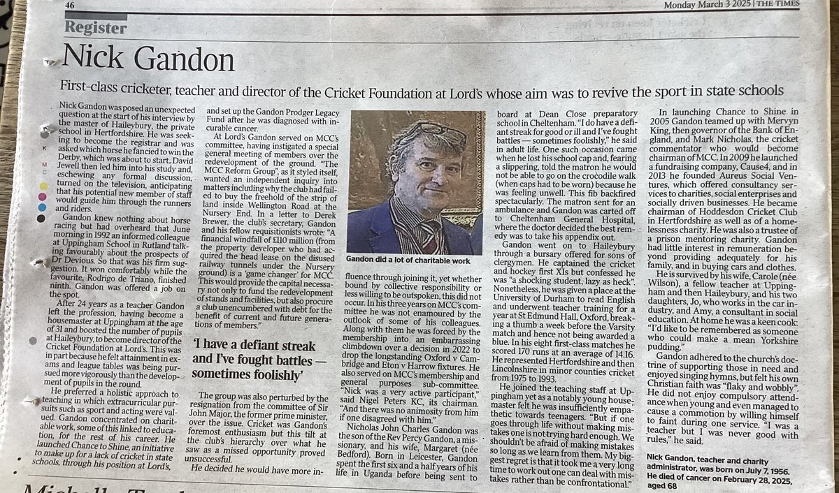 It is with a heavy heart that we share the news of our beloved trustee, Nick Gandon, who passed away last Friday. His legacy, as highlighted in the UK’s Gazette, will forever inspire us. Our deepest condolences to his family. May he rest in peace. 🙏 #RestInPeace #EACDT