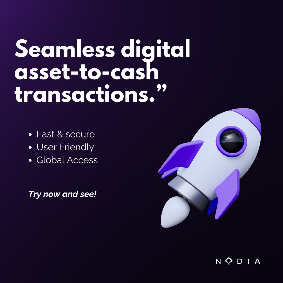 heytrustnadia's tweet image. Bridging the gap between digital assets and cash—experience seamless transactions today!

#fastandsecure 
#digitaltransformation