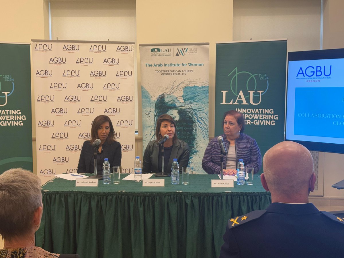LAU (@lebamericanuni) on Twitter photo <a href="/agbu/">AGBU | #StopArtsakhGenocide</a> <a href="/Ai4Women/">The Arab Institute for Women (AiW), LAU</a> The panel explored global gender equality perspectives, the challenges of localizing global goals, and the crucial role of civil society and media in driving future collaboration for gender equality. <a href="/agbu/">AGBU | #StopArtsakhGenocide</a> <a href="/Ai4Women/">The Arab Institute for Women (AiW), LAU</a> The panel explored global gender equality perspectives, the challenges of localizing global goals, and the crucial role of civil society and media in driving future collaboration for gender equality.