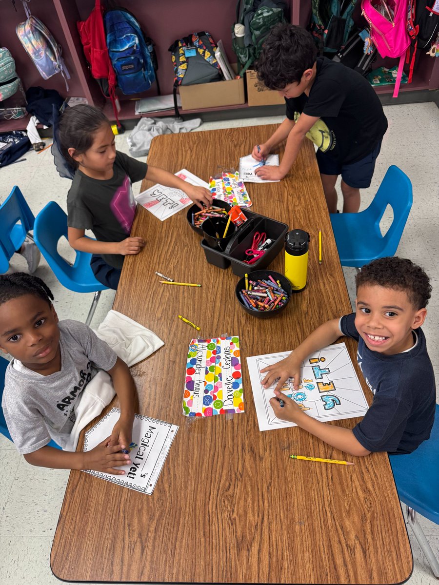 First graders learned how to remain calm and confident during academic endeavors that are new &amp; difficult. They created goals &amp; designed a "magical yet" as a symbol of their inner voice to motivate them to persevere! #growinggreatness #togetherwecultivate #todayincomal <a href="/Comalisd/">Comal</a>