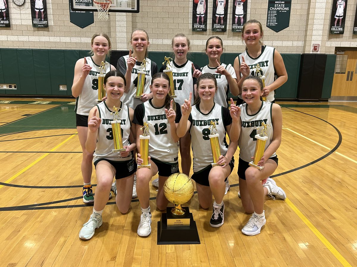 Congratulations to our SSGBL 8th grade girls on their Championship this weekend with wins against Abington and Rockland. Well done ladies!!
