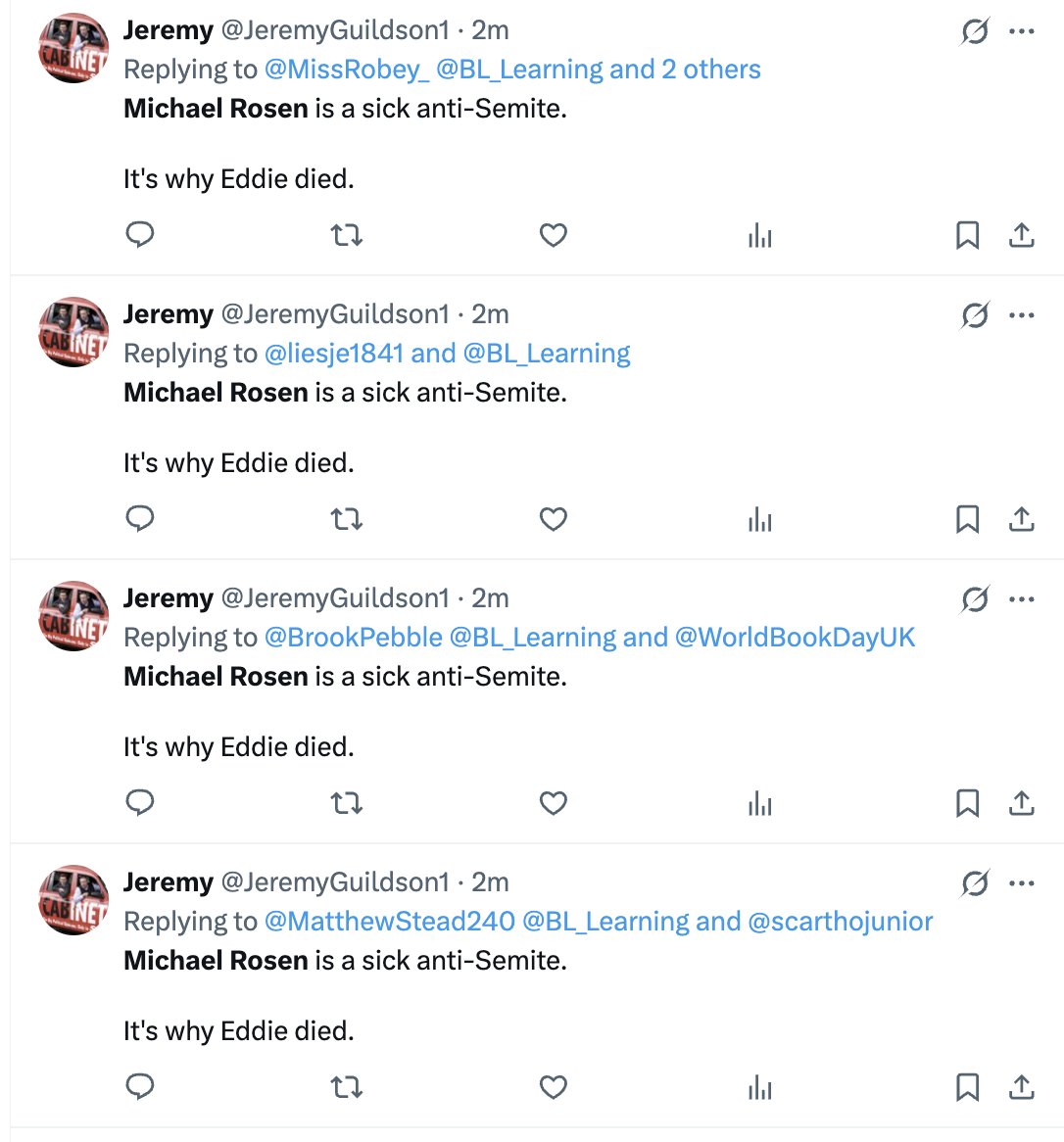 Michael Rosen 💙💙🎓🎓 NICE 爷爷 tweet media