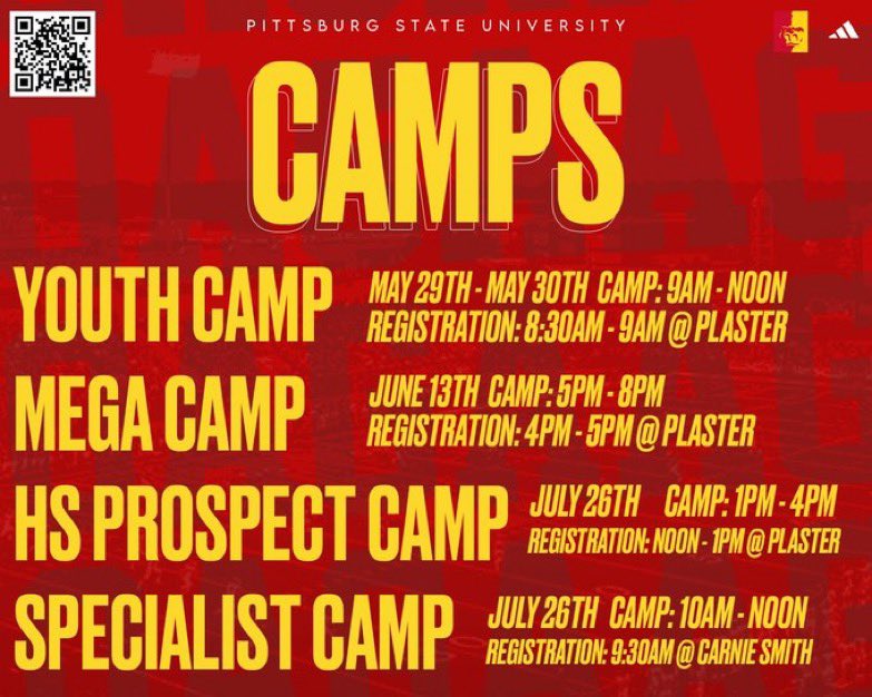 Thank you <a href="/Coach_Rieken/">Chance Rieken</a> for the camp invite!