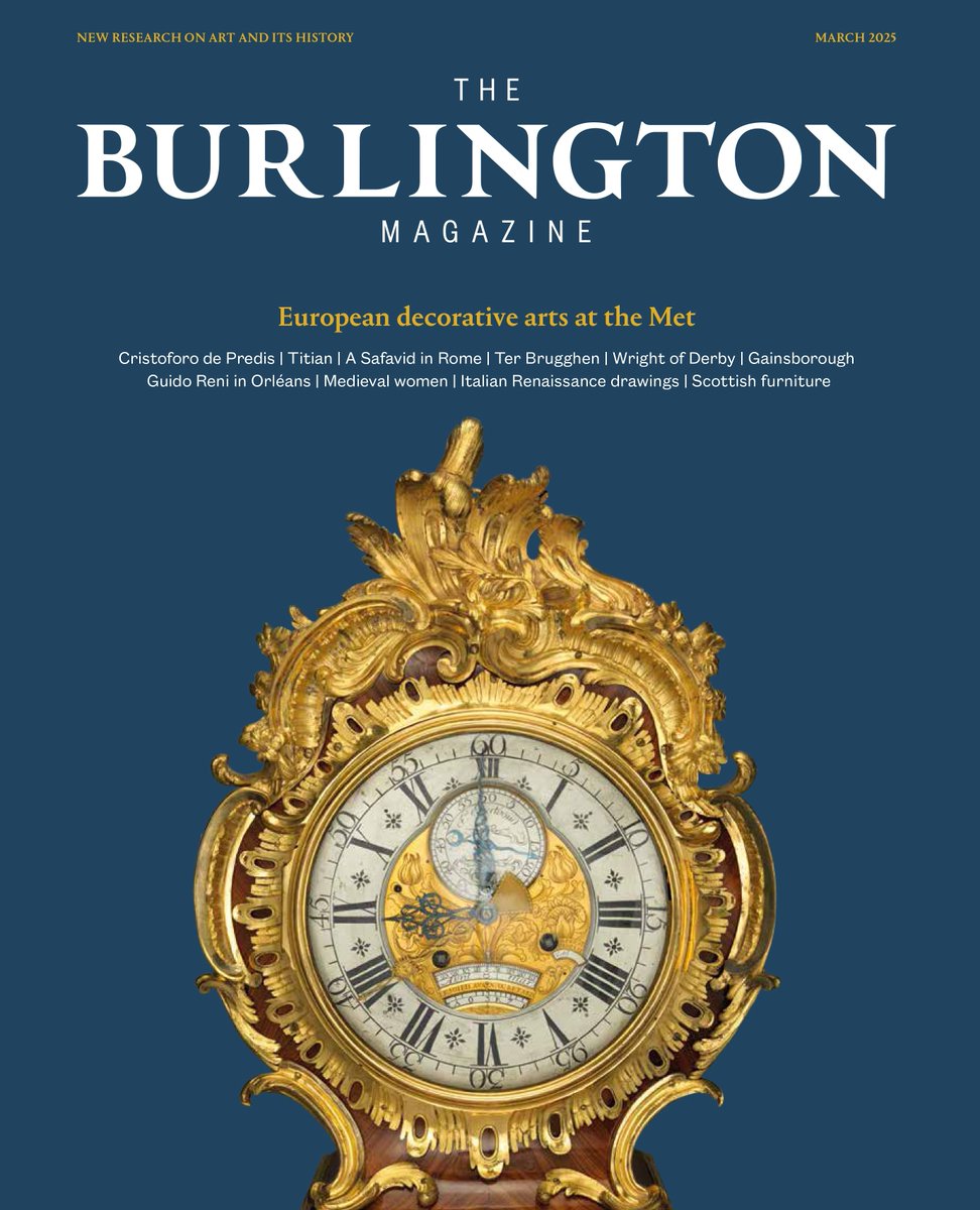 Burlington Magazine (@burlingtonmag) on Twitter photo Outstanding examples of European art in North American collections dominate this month’s issue, and in a special supplement we celebrate decorative arts acquired over the last decade by the <a href="/metmuseum/">The Metropolitan Museum of Art</a>, New York.
Discover the full list of content: burlington.org.uk/archive/back-i… Outstanding examples of European art in North American collections dominate this month’s issue, and in a special supplement we celebrate decorative arts acquired over the last decade by the <a href="/metmuseum/">The Metropolitan Museum of Art</a>, New York.
Discover the full list of content: burlington.org.uk/archive/back-i…