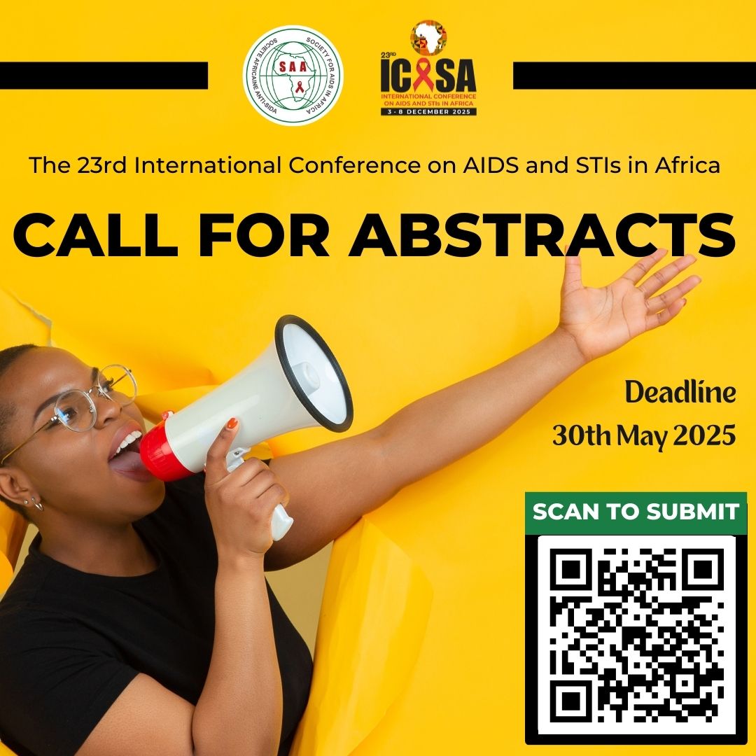 Are you a researcher in public health? ICASA 2025 is now accepting abstract submissions!

Deadline: 30th May 2025

Present your work at Africa’s biggest AIDS &amp; STIs conference!

🔗 Submit here: icasa2025.saafrica.org/abstracts/abst…

#ICASA2025 #AIDSResearch #PublicHealth