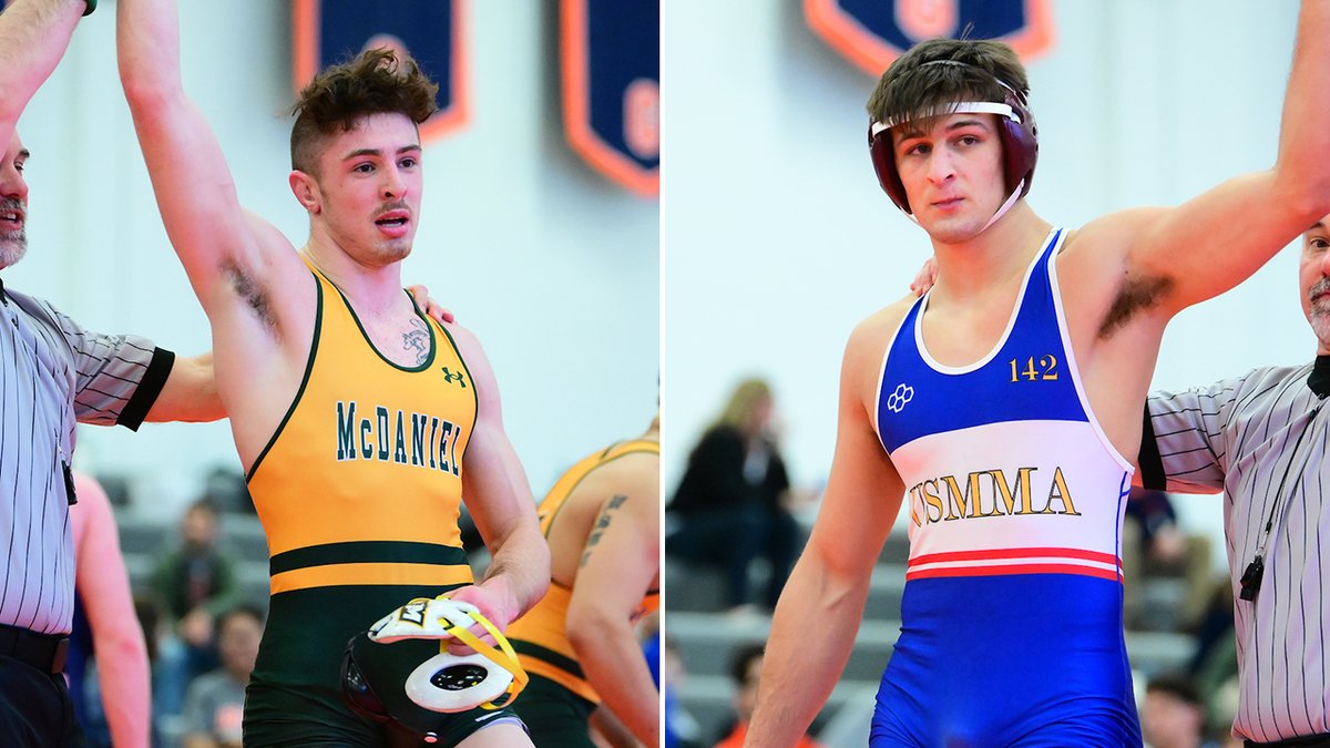 WR | NCAA REGIONALS

<a href="/McDaniel_WRES/">McDaniel College Men's Wrestling</a> Monn &amp; <a href="/USMMA_Athletics/">USMMA Athletics</a> Withers win regional titles

6⃣ qualify for nationals
<a href="/gburgbullets/">Gettysburg College Athletics</a> Pascoe, Richey
<a href="/McDaniel_WRES/">McDaniel College Men's Wrestling</a> Monn
<a href="/MulesWrestling/">Muhlenberg Wrestling</a> Loniewski
<a href="/USMMA_Athletics/">USMMA Athletics</a> Withers, Garrison

📰 bit.ly/43DCbWr

#CCwrestle #d3wrestle