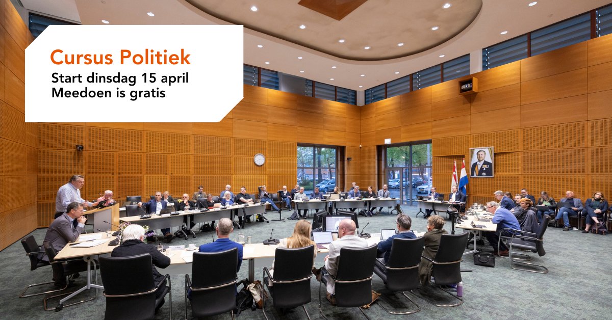 𝗗𝗼𝗲 𝗺𝗲𝗲 𝗺𝗲𝘁 𝗱𝗲 𝗴𝗿𝗮𝘁𝗶𝘀 𝗰𝘂𝗿𝘀𝘂𝘀 𝗣𝗼𝗹𝗶𝘁𝗶𝗲𝗸 𝗔𝗰𝘁𝗶𝗲𝗳 𝗶𝗻 𝗠𝗲𝗽𝗽𝗲𝗹!
Vraag je je wel eens af hoe beslissingen worden genomen in de gemeenteraad? Volg dan de cursus Politiek Actief.

Meld je aan via 👉 obi41.nl/k6wc2dut. Meedoen is gratis.