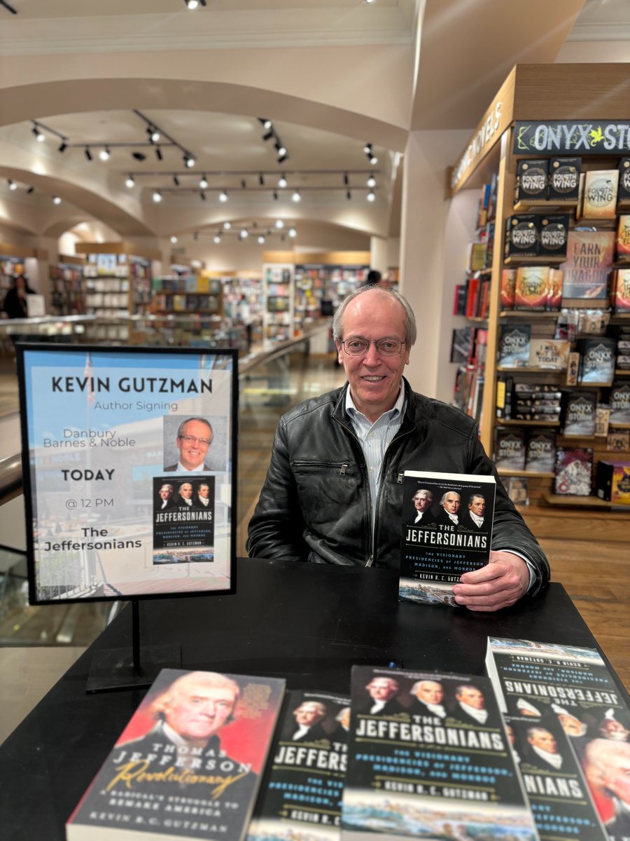 On Sunday, March 2, Professor of History Dr. Kevin Gutzman signed copies of his highly acclaimed book, "The Jeffersonians" at the Danbury Fair Barnes &amp; Noble store.