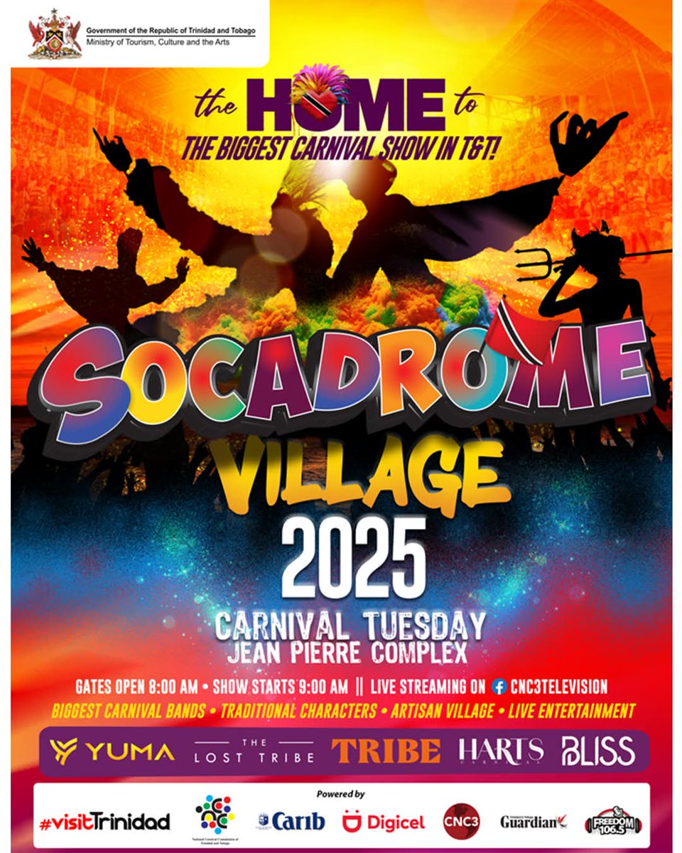 #Carnival2025 #trinbago #trinbagocarnival Tuesday #socadrome