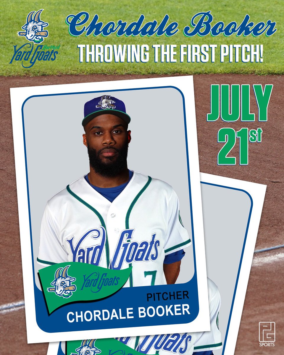 Hartford Yard Goats (@goyardgoats) on Twitter photo Remember that time <a href="/Thegift_7/">Chordale Booker</a> nailed his first pitch at a Goats game? He's fighting for the Super Welterweight WORLD CHAMPIONSHIP March 22nd. Live on Prime, check out the info below. from the Goats, to the G.O.A.T. 🥊 Remember that time <a href="/Thegift_7/">Chordale Booker</a> nailed his first pitch at a Goats game? He's fighting for the Super Welterweight WORLD CHAMPIONSHIP March 22nd. Live on Prime, check out the info below. from the Goats, to the G.O.A.T. 🥊