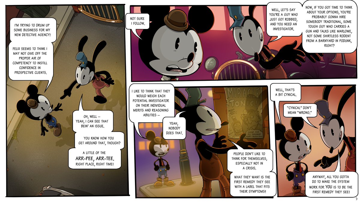 "Varmints, Ink" page 3: