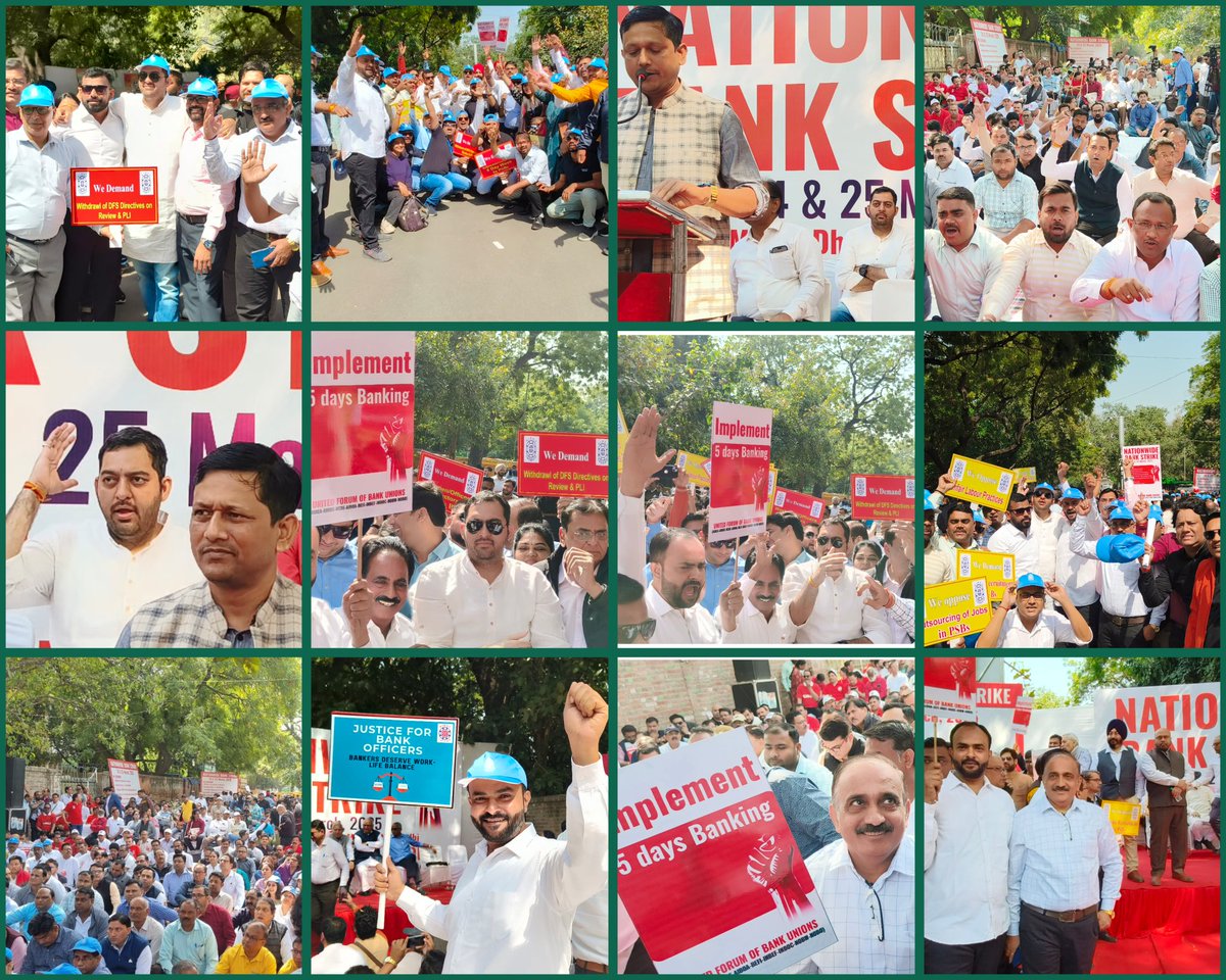Ashish Tekale Patil (@ashishtekale_) on Twitter photo 03rd March 2025 | Jantar Mantar, Off Parliament Street, Delhi.
History doesn’t wait for permission
-it is written by those who dare to fight! <a href="/UFBUIndia/">United Forum of Bank Unions</a> Dharna ignites a revolution today! Under the young and fearless voice of <a href="/fboioa_india/">Federation of Bank of India Officers' Associations</a> General Secretary Com. <a href="/nilesh_pawar15/">Nilesh Pawar</a> 03rd March 2025 | Jantar Mantar, Off Parliament Street, Delhi.
History doesn’t wait for permission
-it is written by those who dare to fight! <a href="/UFBUIndia/">United Forum of Bank Unions</a> Dharna ignites a revolution today! Under the young and fearless voice of <a href="/fboioa_india/">Federation of Bank of India Officers' Associations</a> General Secretary Com. <a href="/nilesh_pawar15/">Nilesh Pawar</a>