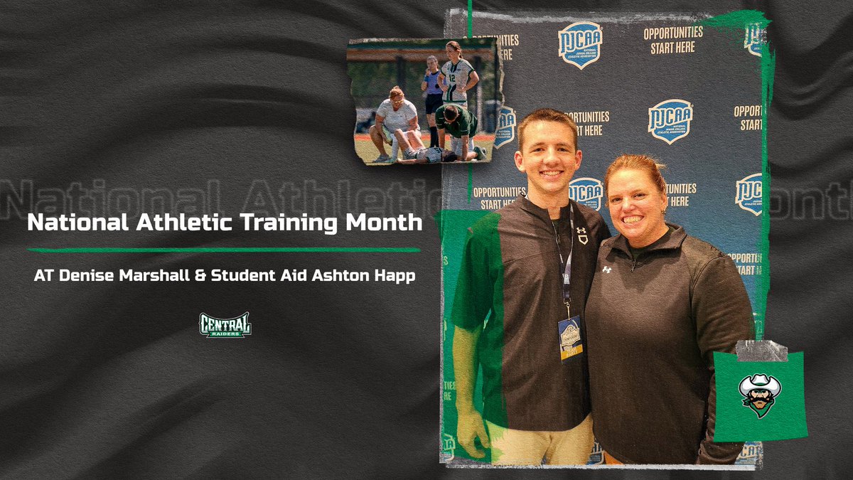 CCCRaiders's tweet photo. THANK YOU ‼️ 

If you see our Phenomenal AT Denise Marshall or our Student Aid Ashton Happ durning NATM, make sure you say Thank You for everything they do for CCC Athletics. 

#GoRaiders #NATM https://t.co/O8hKtWmnk7