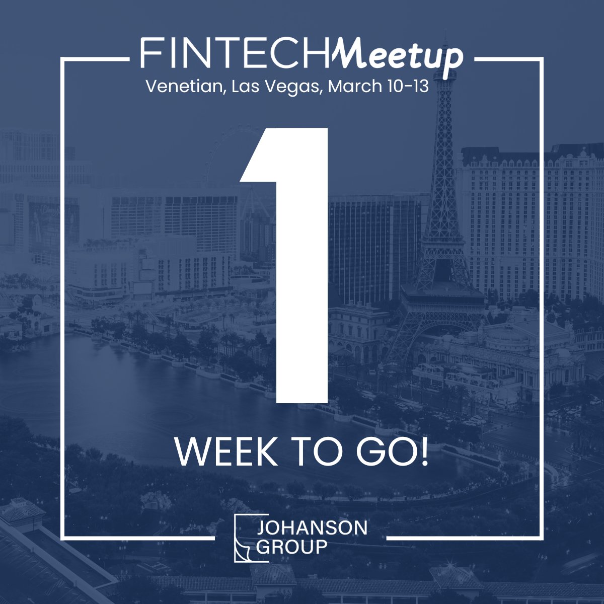 Heading to <a href="/FintechMeetup/">Fintech Meetup</a> (March 10-13)? So are we!

Johanson Group is excited to chat SOC 2, ISO 27001, PCI DSS &amp; more in Vegas. Let’s make compliance a breeze! 

#FintechMeetup #Compliance #SOC2 #FintechSecurity