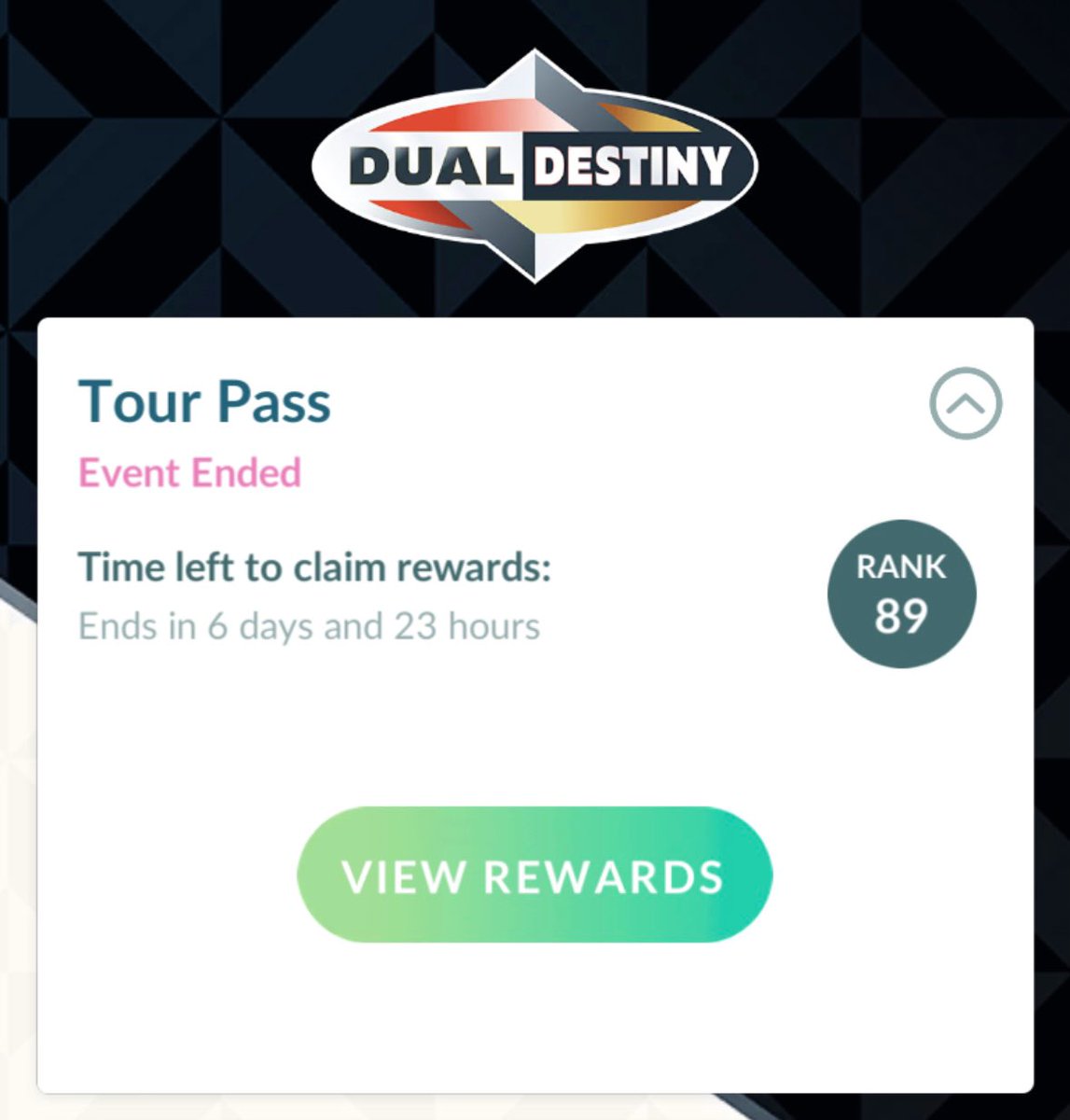 SwirlyKath's tweet image. Made it to rank 89! #DualDestiny #PokemonGo