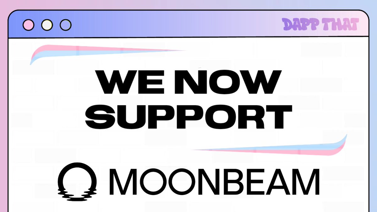 🚀 Big News! 🚀

<a href="/MoonbeamNetwork/">Moonbeam</a> Developers can now build 1000x faster with dappthat.com