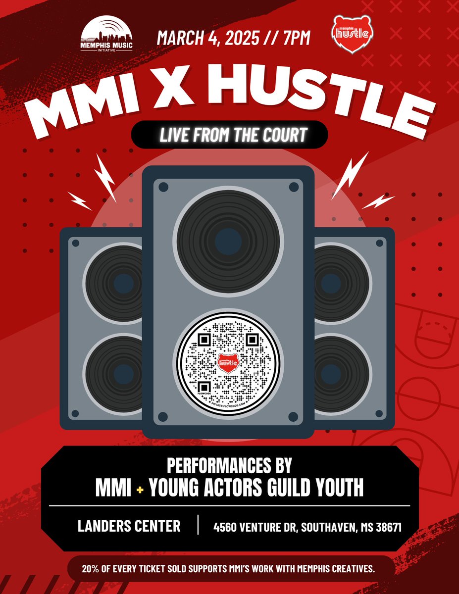 Memphis Music Initiative (@mmusinitiative) on Twitter photo 🔥 TOMORROW! 🔥
MMI x <a href="/MemphisHustle/">Memphis Hustle</a> = live performances, big energy, and Memphis creatives shining on and off the court! 🎶🏀
📅 March 4 | 7PM
📍 Landers Center
🎟 Get tickets now! hustle.spinzo.com/?group=memphis…
20% of every ticket sold supports MMI youth musicians!
#MemphisIsMusic 🔥 TOMORROW! 🔥
MMI x <a href="/MemphisHustle/">Memphis Hustle</a> = live performances, big energy, and Memphis creatives shining on and off the court! 🎶🏀
📅 March 4 | 7PM
📍 Landers Center
🎟 Get tickets now! hustle.spinzo.com/?group=memphis…
20% of every ticket sold supports MMI youth musicians!
#MemphisIsMusic