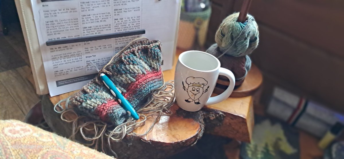 My project for today.  Going hat crazy! 😆