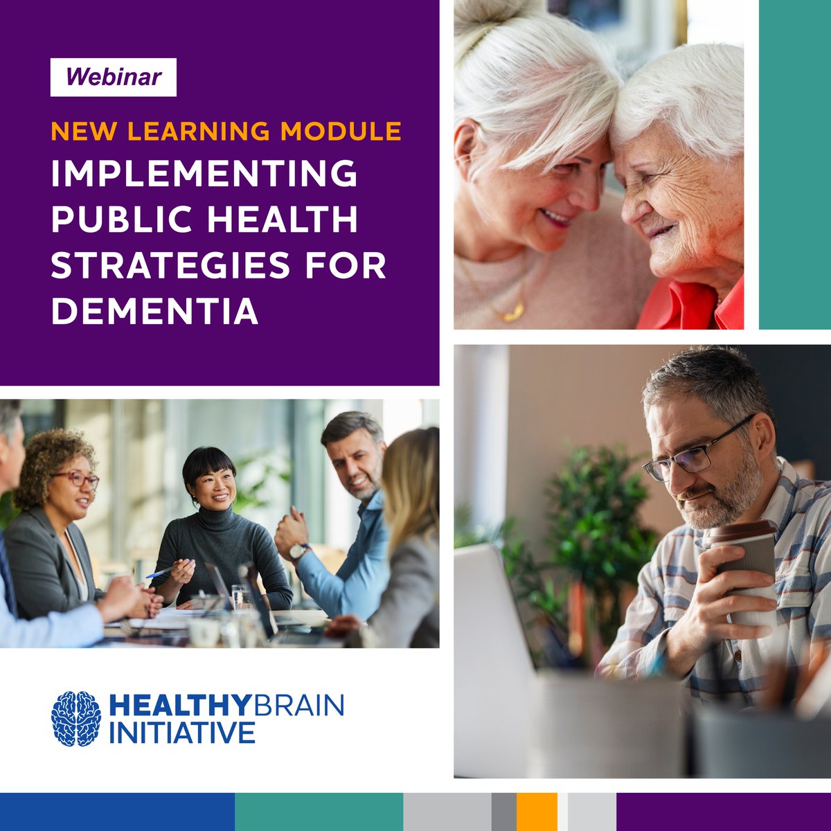 📢 Join us for the launch of our new #publichealth and dementia training module! 🧠

Discover how public health professionals can take action on dementia with the #HBIRoadMap in our upcoming webinar: Implementing Public Health Strategies for Dementia

💡 Learn how to integrate