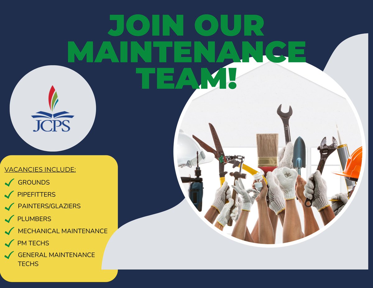 Several positions open within our Operations Team! Apply today! #OnTheJobTraining #EarnAndLearn

applitrack.com/jefferson/onli…