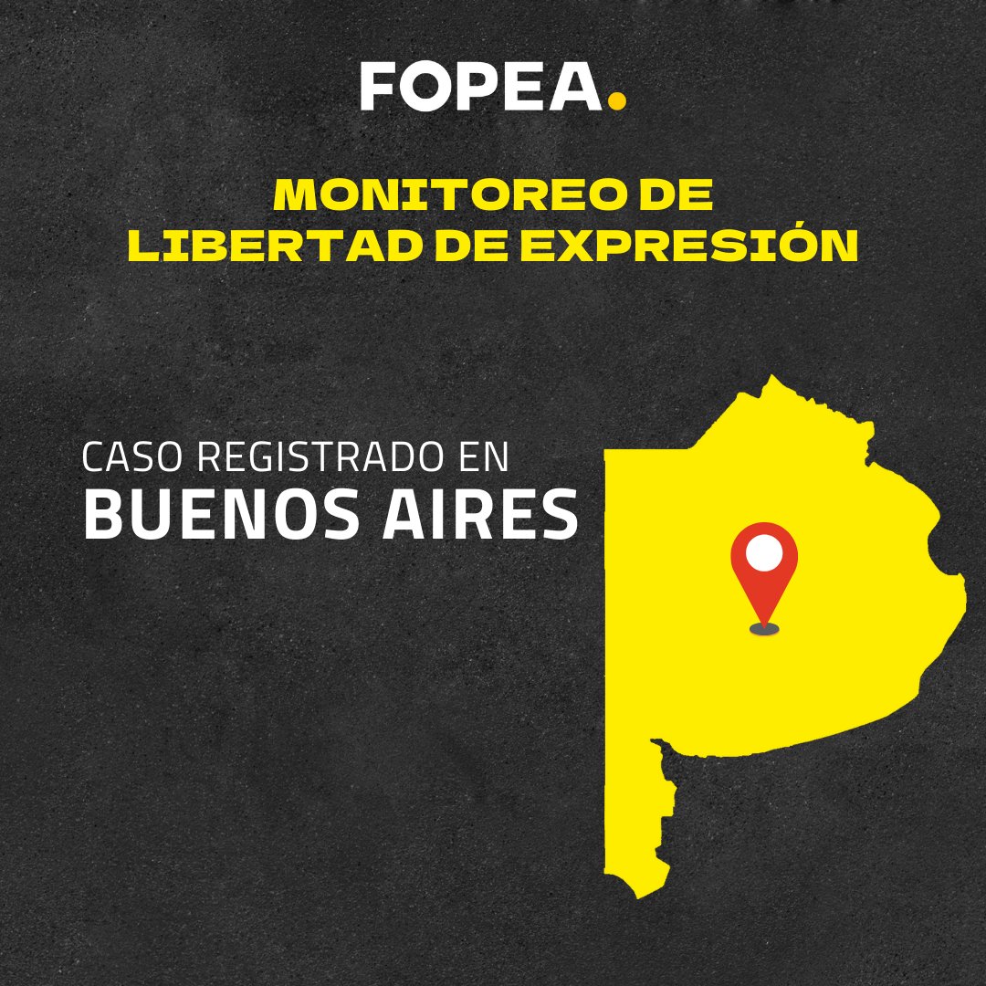 #FOPEALibertadDeExpresión👉FOPEA repudia el destrato hacia el periodismo por parte del Gobierno de la Provincia de Buenos Aires

📢 El Foro de Periodismo Argentino (FOPEA) repudia el destrato hacia el periodismo por parte del Gobierno de la Provincia de Buenos Aires. 

 (sigue👇)