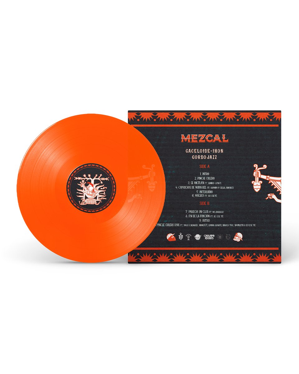 ChulapaRecs's tweet image. CHR-LP-0001
Mezcal - @ihonmdeclick @gaceloidesinmas @GordoJazz_Beats  
Nuestra primera referencia.
150 unidades numeradas a mano.
Vinilo naranja translúcido.
Pre-venta ya disponible en la web:
chulaparecords.com