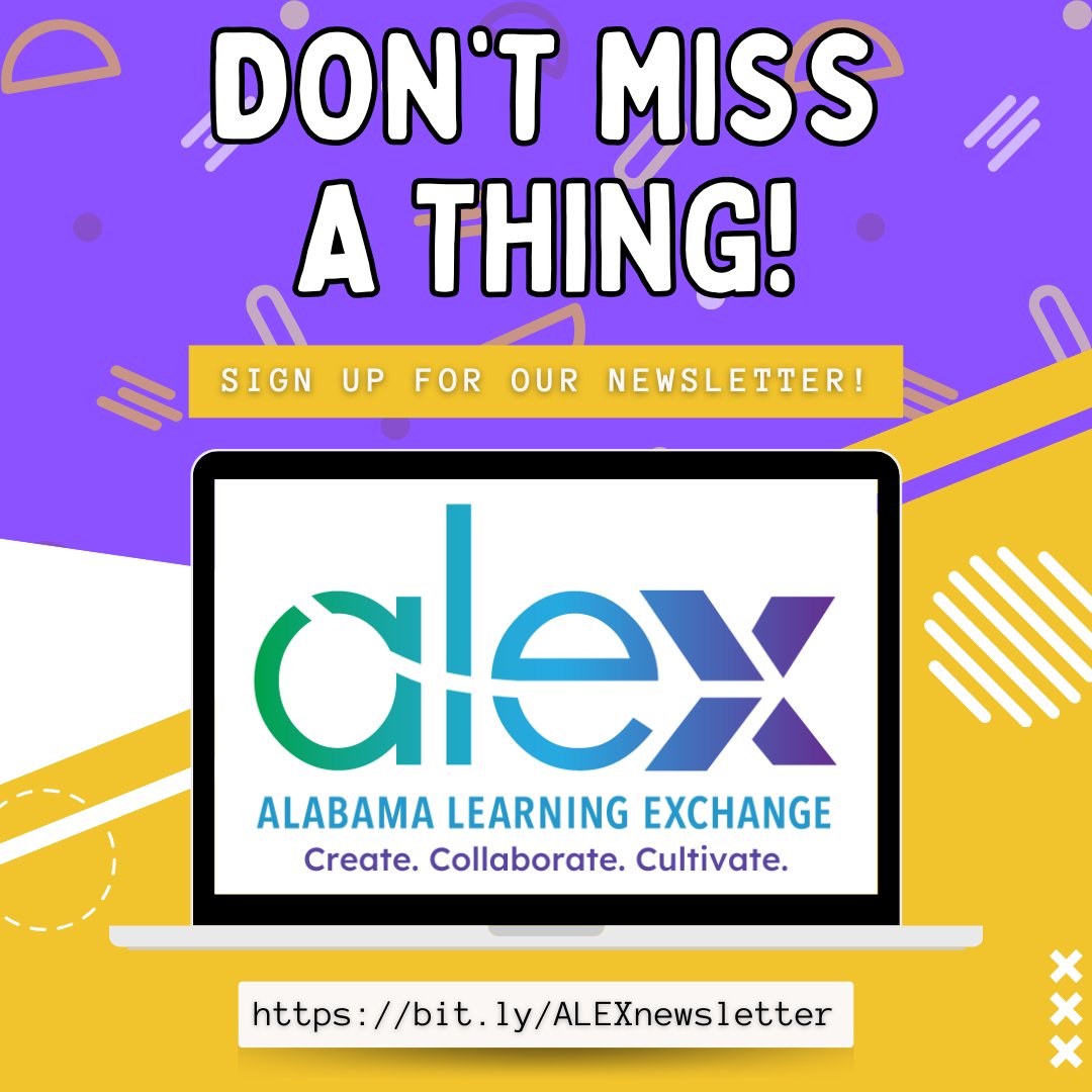 TeachwithALEX's tweet image. Check your inbox for the October ALEX newsletter! Haven&apos;t signed up for our newsletter yet? Sign up now to stay up-to-date on all things ALEX bit.ly/ALEXnewsletter and check out our newsletter archive here bit.ly/ALEXarchive!  #TeachWithALEX #ALSDEEdTech