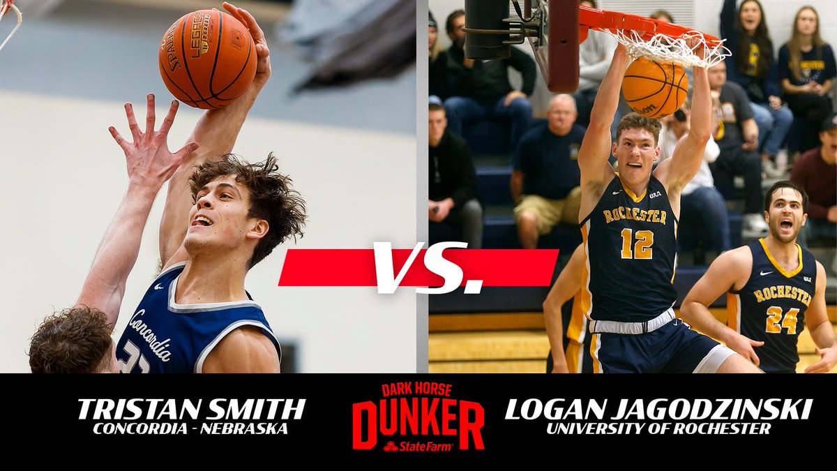 College Slam (@collegeslam) on Twitter photo Matchup #1
<a href="/TristanSmitty1/">Tristan Smith</a> from <a href="/CUNEmbb/">Concordia-NE Men’s Basketball</a>
🆚
Logan Jagodzinski from <a href="/URMensHoops/">UR Men's Basketball</a>
Vote for your favorite ⏬ Matchup #1
<a href="/TristanSmitty1/">Tristan Smith</a> from <a href="/CUNEmbb/">Concordia-NE Men’s Basketball</a>
🆚
Logan Jagodzinski from <a href="/URMensHoops/">UR Men's Basketball</a>
Vote for your favorite ⏬