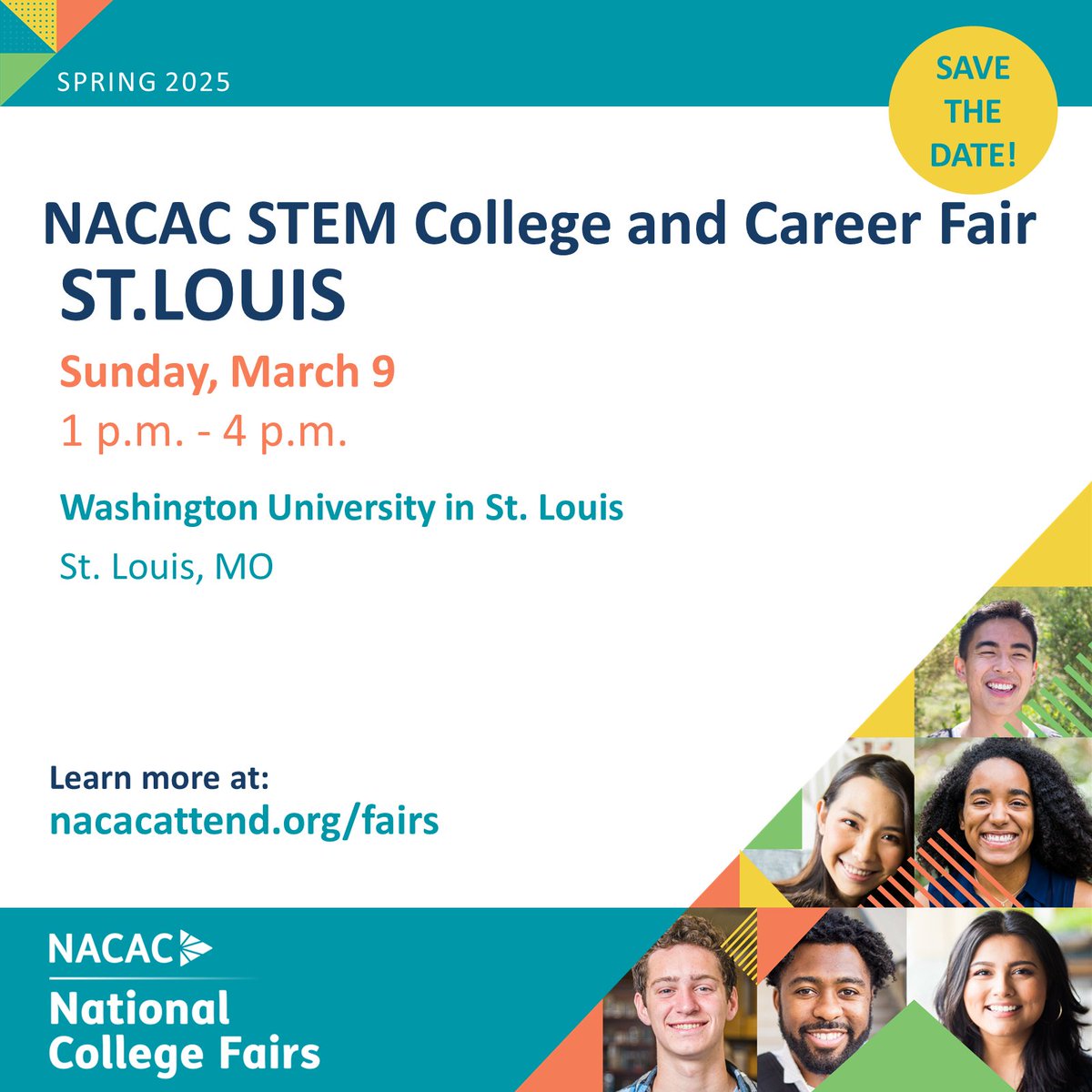 NACACFairs's tweet image. Don&apos;t these upcoming #NACAC National College Fairs.
Mar. 4 – New Jersey (two sessions)
Mar. 9 - Miami
Mar. 9 – St. Louis

Attendee registration: ow.ly/zIli50V81UT