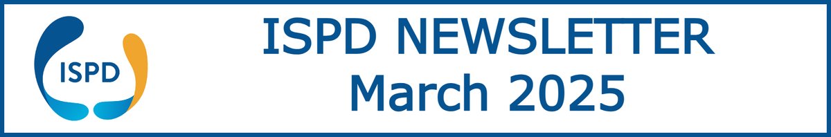 Int. Soc. for Peritoneal Dialysis (@ispd1) on Twitter photo read the ISPD Newsletter - March 2025 - mailchi.mp/ispd/newslette…
Find everything about our new call for ISPD Fellowships, the applications for the Call for ISPD Research Projects, our last webinars and <a href="/PDI_journal/">Peritoneal Dialysis International Journal</a> issue and podcast, and more! read the ISPD Newsletter - March 2025 - mailchi.mp/ispd/newslette…
Find everything about our new call for ISPD Fellowships, the applications for the Call for ISPD Research Projects, our last webinars and <a href="/PDI_journal/">Peritoneal Dialysis International Journal</a> issue and podcast, and more!