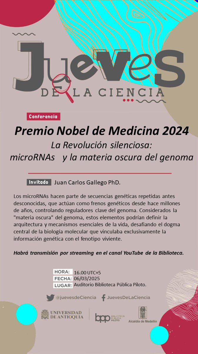 El Jueves6 de Marzo es JUEVES DE LA CIENCIA