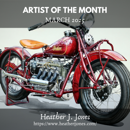 artcontests's tweet photo. March 2025 Artist of the Month Contest⁠
1st Place Winner: Heather J. Jones
Congratulations! See more of her work and read her AOM interview at https://t.co/Oadnwb9MFs

We run a new contest every month! https://t.co/1V7lUWFbbL

#AOM #ArtistoftheMonthWinner #theartlist https://t.co/3FYGbzKyzQ