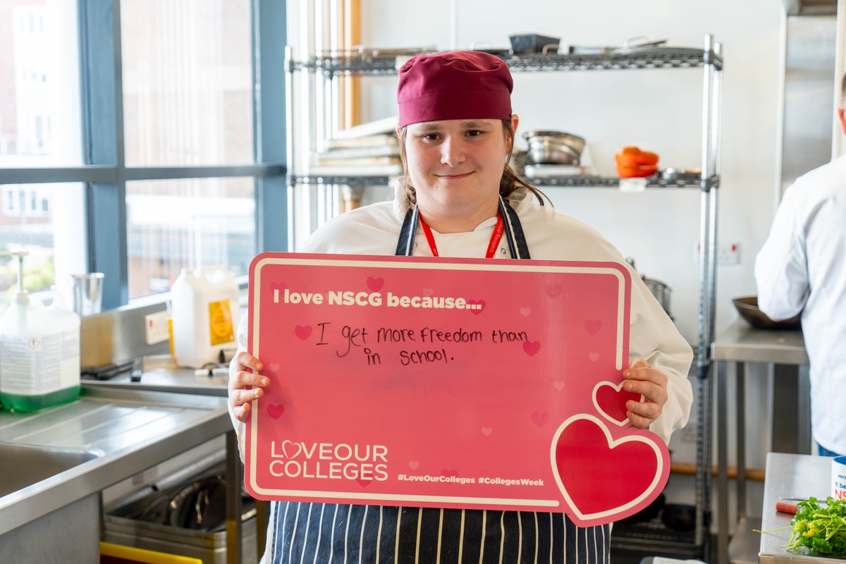 We're celebrating #CollegesWeek2025 and we're checking in with our incredible Riverbank team! ❤️

We've been chatting to our Hospitality &amp; Catering students are finding out what they 𝙡𝙤𝙫𝙚 most about studying at Stafford College, where they're developing industry skills that