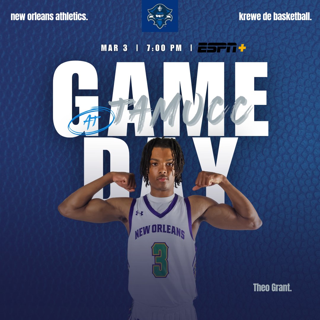 New Orleans Men’s Basketball (@privateershoops) on Twitter photo 𝗜𝗧'𝗦 𝗚𝗔𝗠𝗘𝗗𝗔𝗬
Wrapping up the 2024-2025 season on the Island.
🆚 <a href="/Islanders_MBB/">Islanders Men’s Basketball</a>
🕖 7:00 p.m.
📺 <a href="/ESPNPlus/">ESPN+</a> | espn.com/watch
📻 <a href="/1061_TheTicket/">1061 The Ticket</a> | theticket1061.com
📊 goislanders.com/sidearmstats/m…
#NOLAsTeam ⚔ 𝗜𝗧'𝗦 𝗚𝗔𝗠𝗘𝗗𝗔𝗬
Wrapping up the 2024-2025 season on the Island.
🆚 <a href="/Islanders_MBB/">Islanders Men’s Basketball</a>
🕖 7:00 p.m.
📺 <a href="/ESPNPlus/">ESPN+</a> | espn.com/watch
📻 <a href="/1061_TheTicket/">1061 The Ticket</a> | theticket1061.com
📊 goislanders.com/sidearmstats/m…
#NOLAsTeam ⚔