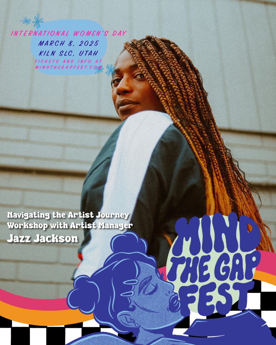 Our first panel on Saturday at 12 pm is Navigating the Artist Journey: A roundtable discussion with Artist Manager, Jazz Jackson!

Every artist’s journey is different, but one thing remains the same—it’s never a straight path. #MindTheGapFestival #InternationalWomensDay