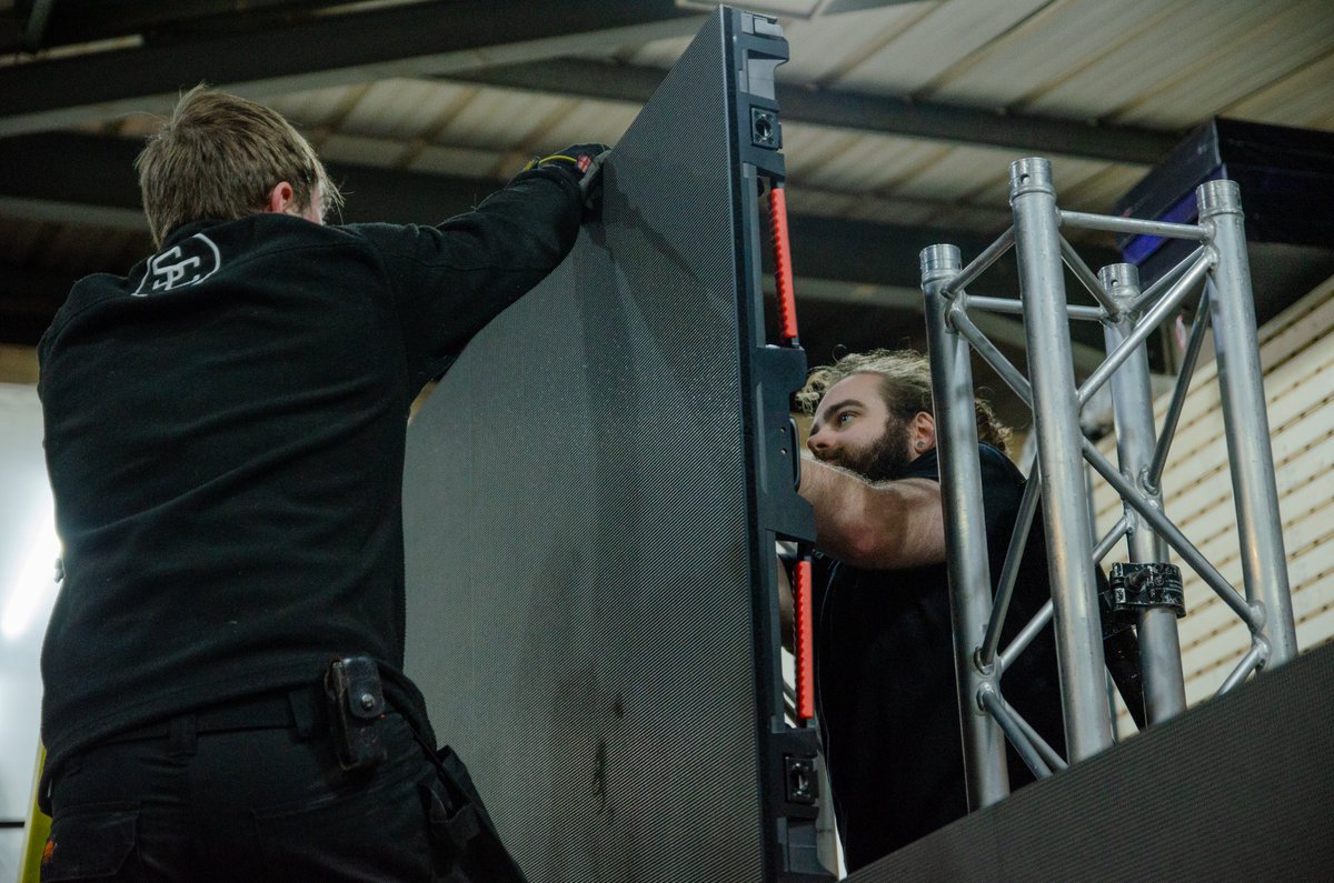 Stage Connections (@stageconnect) on Twitter photo Our team have been busy setting up and testing our new LED walls and they look amazing!
These panels can be setup in a wide variety of dimensions at more than 40m2
#LEDWall #EventProduction #VisualExperience #StageConnections Our team have been busy setting up and testing our new LED walls and they look amazing!
These panels can be setup in a wide variety of dimensions at more than 40m2
#LEDWall #EventProduction #VisualExperience #StageConnections