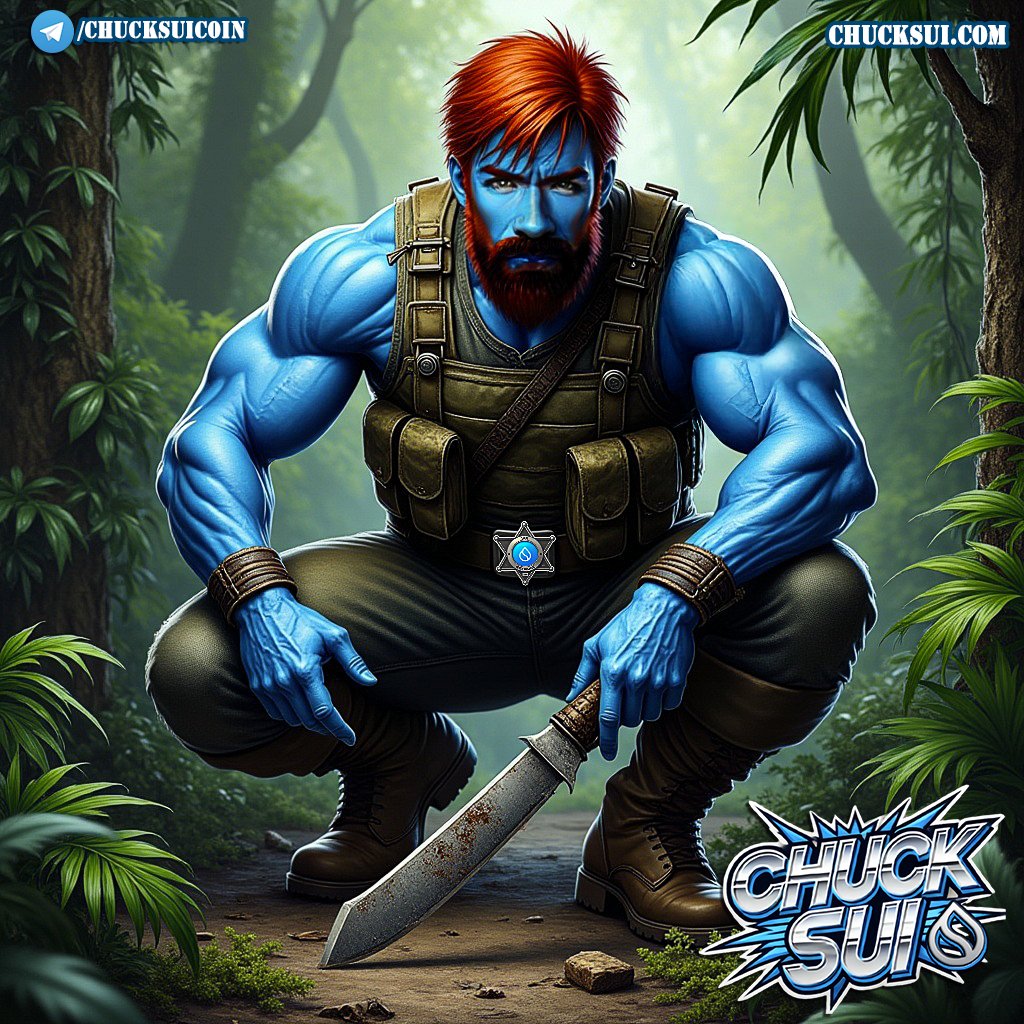 chucksuicoin's tweet photo. "Chuck Sui doesn’t get lost in the jungle. The jungle gets lost trying to escape Chuck Sui. 🌿🔪💥
Last time he took a shortcut, Google Maps updated its routes permanently."
#ChuckSui #SuiDojo #CombatCoin #SuiCommunity #SUI #memecoin https://t.co/QaGO8BSyqm