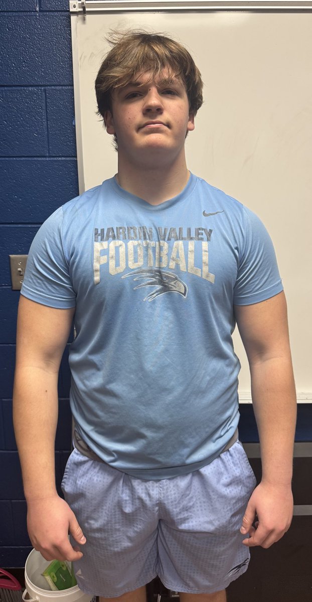 CoachWynn_TW's tweet photo. Proud of the leadership and growth coming from this one. Wells Harm @wellsharm60 started 10 games as a sophomore this past season. Getting it done in the weight room and classroom this Spring. Can’t wait to see him on the grass again. @HVAAthletics @HVA_Football https://t.co/8xys4bhvkc