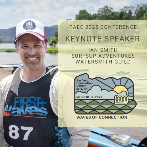 WatersmithG's tweet photo. 1 week away from the PAEE Annual Conference where @WatersmithG founder and @SurfSUPAdventur  guide, Ian Smith will be the keynote speaker! https://t.co/2Yp9QCCujd