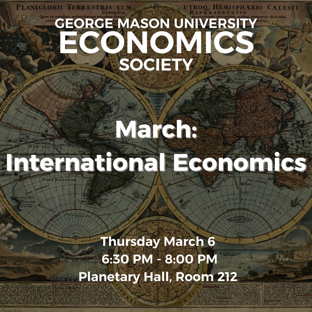 The Economics Society at George Mason University tweet media