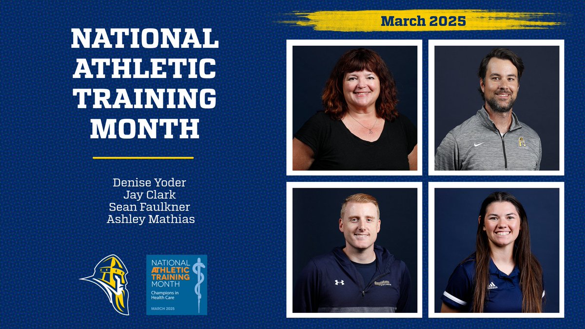 𝘾𝙝𝙖𝙢𝙥𝙞𝙤𝙣𝙨 𝙞𝙣 𝙝𝙚𝙖𝙡𝙩𝙝 𝙘𝙖𝙧𝙚

During National Athletic Training Month, we recognize and celebrate our fantastic AT staff and all of the student workers within the department. We appreciate you this month, and every month!