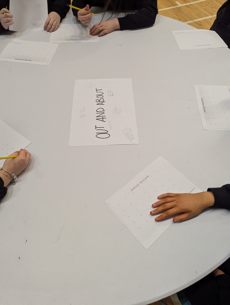 Day 1 of the fundraiser complete! 😛 Thanks to all the S3's who were so nice and interacted with our presentation. We hope you feel more comfortable with your period now :) 🩷