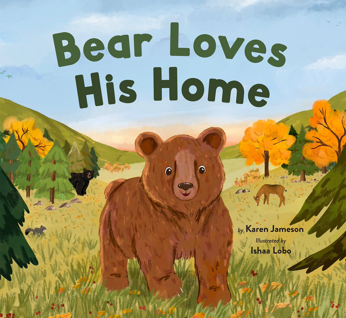 Cover Reveal!! 🐻I'm delighted to share my next book with you, written by Karen Jameson and published by Yosemite Conservancy. Out on August
26th.

"Come along on a lyrical adventure with a cub in his first autumn.“ #kidlit #kidlitart