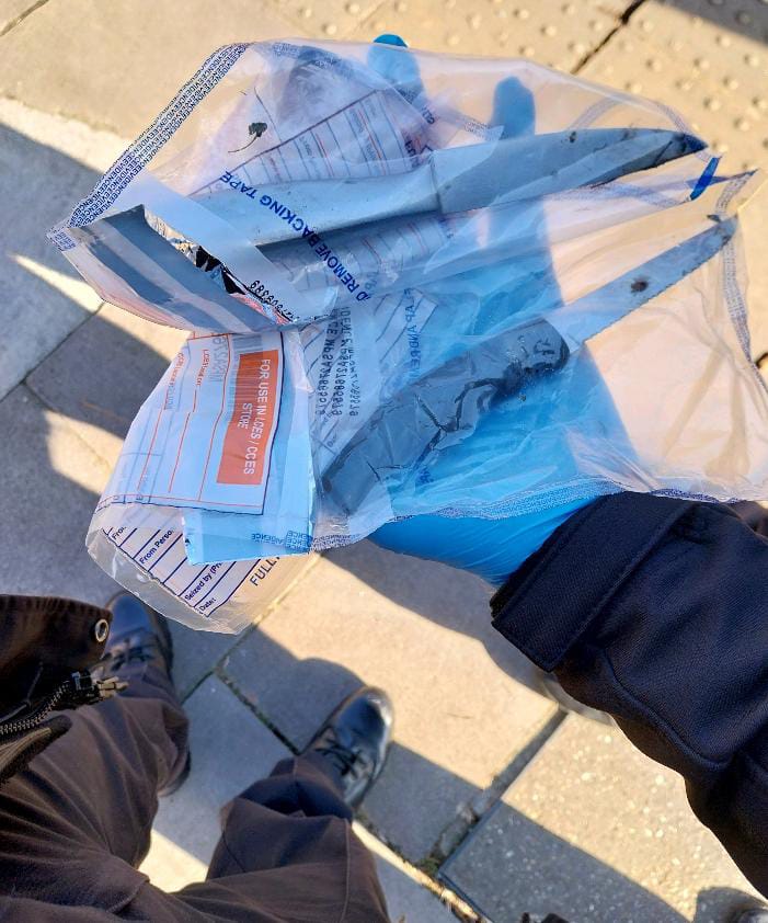 Laycock PCSO's have been conducting weapons sweeps across your ward, paying specific attention to parks and public garden areas.  Two knives were found, seized and destroyed. Please call 101 if you find any such items when you're out and about.