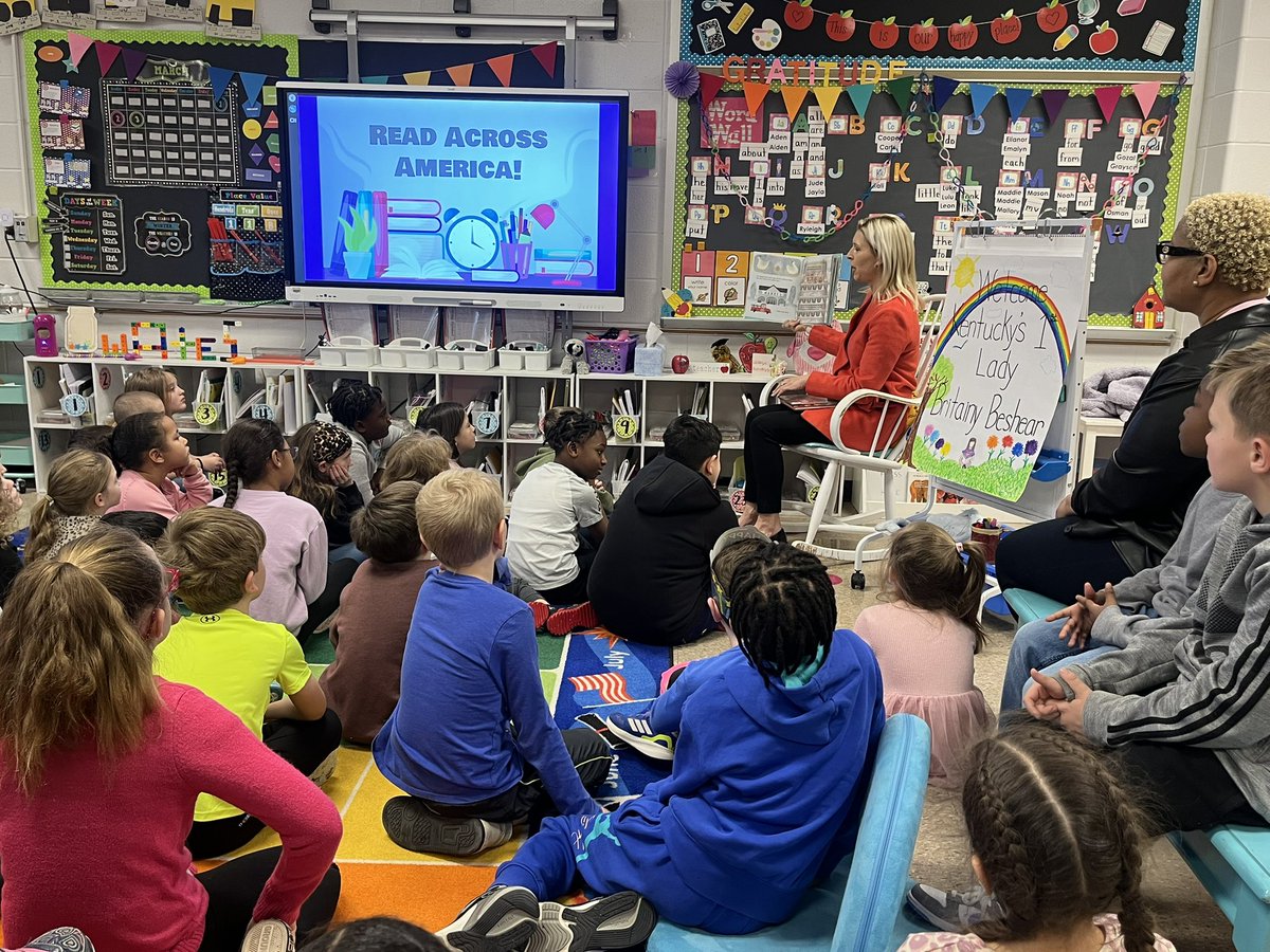 Ms. Wilkinson (@tullyes_aic) on Twitter photo A wonderful morning at <a href="/tullyelemjcps/">Tully Elementary</a> kicking off Read Across America week! Thank you to <a href="/BritainyBeshear/">First Lady Britainy Beshear</a> for reading to our classes, we loved having you!! A wonderful morning at <a href="/tullyelemjcps/">Tully Elementary</a> kicking off Read Across America week! Thank you to <a href="/BritainyBeshear/">First Lady Britainy Beshear</a> for reading to our classes, we loved having you!!