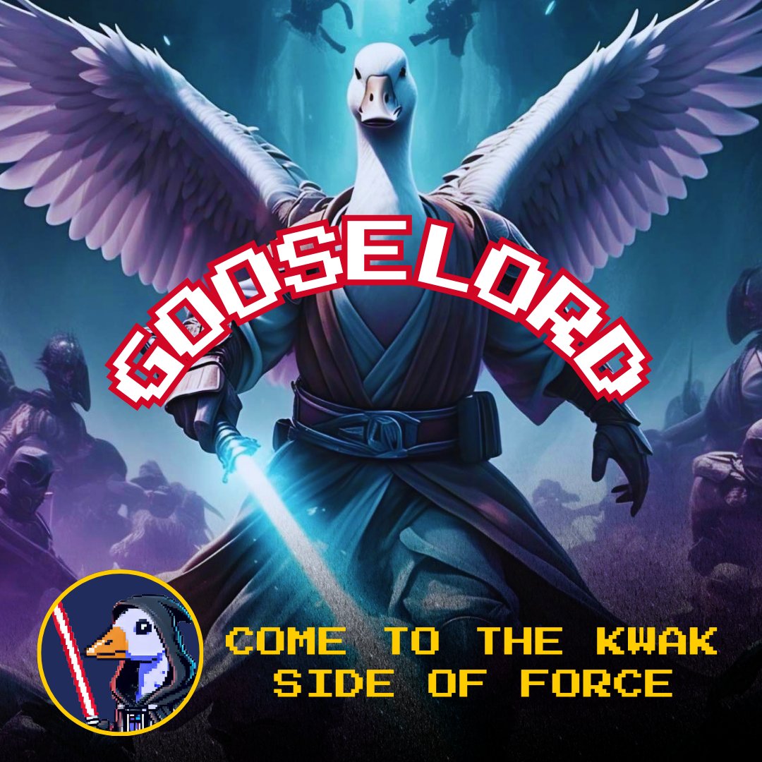 GOOSELORDFIRST's tweet photo. 3/4 :: A new alliance is rising. The battle for dominance has begun. @GOOSELORDFIRST is awakening in the diamond hands of its holders. The weak hands will fall. The strong will thrive.

💎 But strength is not just might. Strength is unity. Strategy. Liquidity. Innovation. https://t.co/7SmfiNzy7I