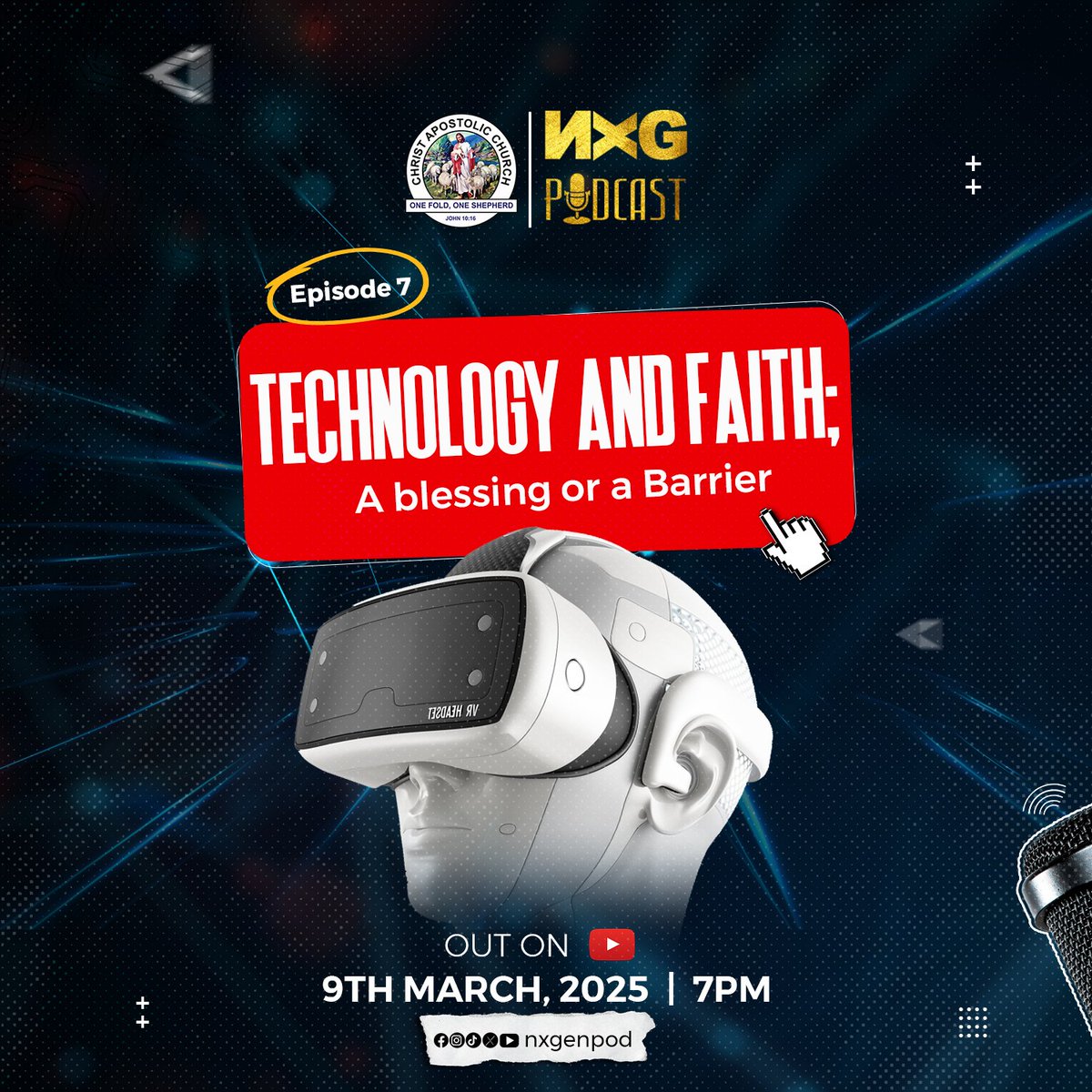 NXGenPod's tweet photo. "Can Faith &amp; Tech Co-Exist? Join Ep 8 of NxtGen Podcast on March 9, 2025, as we explore AI-powered spirituality, virtual worship &amp; more! Is tech enhancing or replacing faith? ⏳ Set your reminders!"
#Oscars 
#technology 
#FaithInAction https://t.co/2fu4ddLIGH