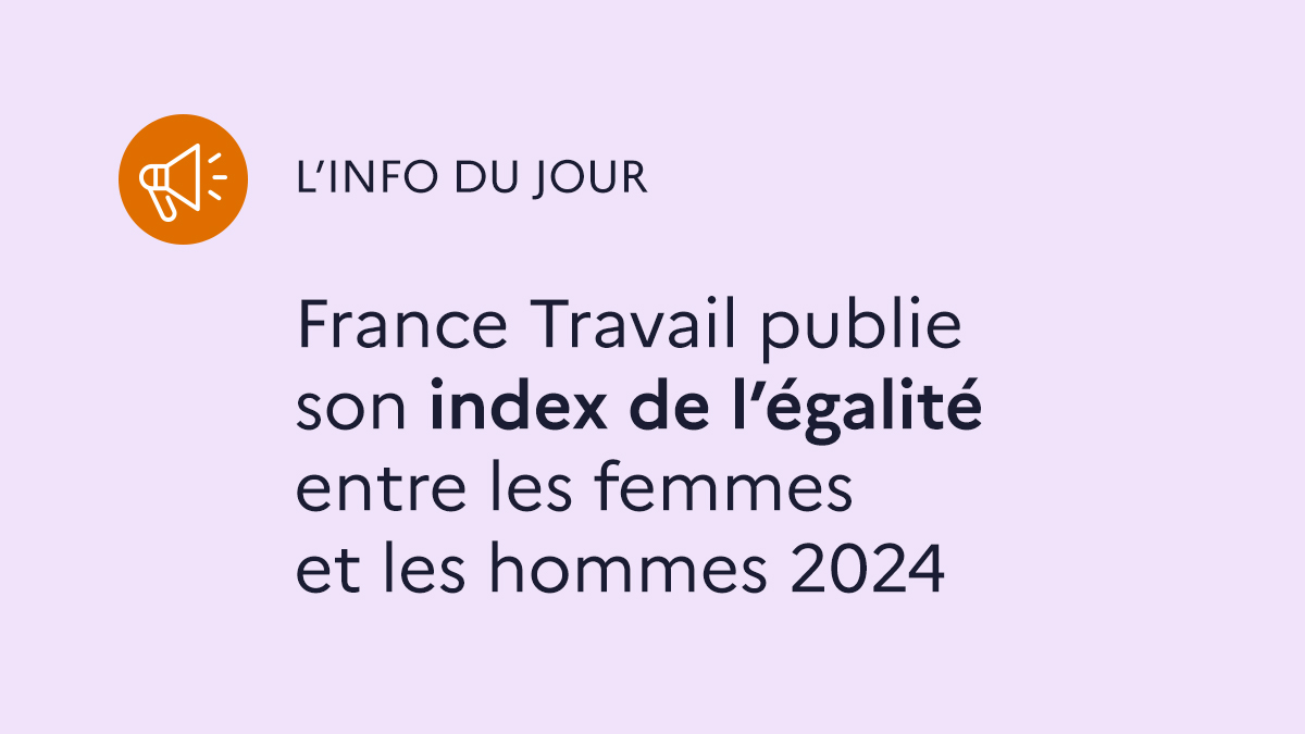 Avec un score de 93/100 ✅, France Travail dévoile son index de l’#égalité femmes-hommes 2024, en application de la loi du 5 septembre 2018 pour la liberté de choisir son avenir professionnel

Retrouvez le détail des actions menées chez France Travail ➡️ francetravail.org/accueil/actual…